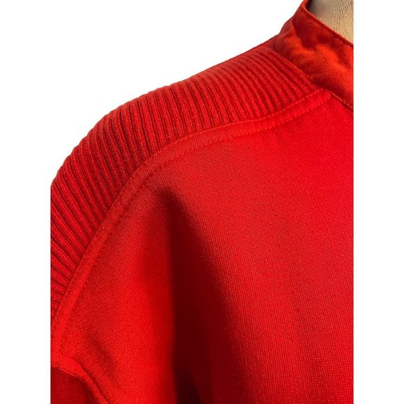 VINTAGE Copper Cove Red 80's Sweater Sweatshirt Fleece Medium - Picture 3 of 13